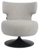 Bronx71 Sessel Metro Leinen drehbar taupe Produktbild-Vorschau 10