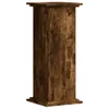 vidaXL Stojan na rastliny údený dub 33x33x80 cm materiál na Náhľad obrázku produktu 1