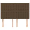 Cloris Designermöbel Kopfteile 4er Set Dunkelbraun Produktbild-Vorschau 3