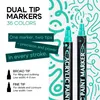 RAGI 36 barevných akrylových fixů Set Dual Tip Pens Náhled obrázku produktu 3