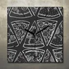 Wohnzimmer Leinwand Uhr Geräuschlos Küche 30x30 Pizza, Produktbild-Vorschau 1