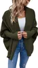 ASKSA Dámský svetr Cardigan Chunky Knit Wrap Batwing Sleeve Náhled obrázku produktu 1