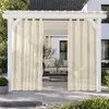Outdoor Vorhang mit Ösen Wasserdicht Transparent Gardinen Produktbild-Vorschau 4