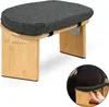 BUDDLEY Meditationsbank klappbar, Yogahocker mit Kissen, Produktbild-Vorschau 1