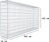 Gabbione 200 cm x 100 cm x 30 cm (L x H x P), maglia 5 cm x Anteprima dell’immagine prodotto 2