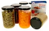 6er Set Einmachglas 720ml Deckel Schwarz Rund Einkochgläser Produktbild-Vorschau 1