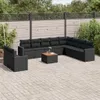 The Living Store 11-tlg. Garten-Sofagarnitur mit Kissen Produktbild-Vorschau 2