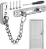 Door Chain Lock, Türkette Sicherheitsschloss, Edelstahl Produktbild-Vorschau 1