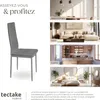 Lot de chaises avec surpiqûre - gris, Lot de 4 Voir les images du produit 7
