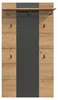 Flur Garderobenpaneel mit 80 cm Breite in Eiche & Grau, mit Produktbild-Vorschau 3