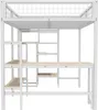 MODFU Hochbett 140x200cm mit Rausfallschutz, Kinderbett mit Produktbild-Vorschau 10