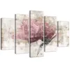 5-teiliges leinwandbild pastellblume 200x100 cm Feeby beige Produktbild-Vorschau 1