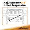 Verstelbare panhardstang voor Dodge Ram 2500/3500 (bouwjaar Productafbeelding-voorbeeld 8