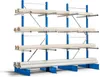 Doppelseitiges Kragarmregal MAXIMUS PRO mit 80kg Armlast | Produktbild-Vorschau 8
