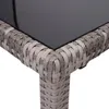 Poly-Rattan Tisch MCW-G19, Gartentisch Balkontisch, Produktbild-Vorschau 3
