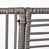 Outsunny Polyrattan Hochbeet mit Rankgitter, Blumenkasten Produktbild-Vorschau 8
