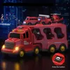 Grosses Feuerwehrauto Mit Motorisierten Autos, Produktbild-Vorschau 12