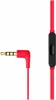 A close-up of a red audio cable with a gold 3.5mm jack and an inline remote. Anteprima dell’immagine prodotto