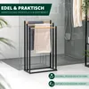 eluno Stand-Handtuchhalter freistehend, 3 Stangen, Produktbild-Vorschau 2