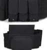 VOJENSKÁ TAKTICKÁ VESTA 600D MOLLE LOADERS Black Camo Náhled obrázku produktu 8