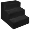Mg Design Hundetreppe 3 Stufen in Schwarz - Stabiler Produktbild-Vorschau 1