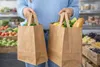 PACKEO Papiertragetaschen Braun – Stabil & Wiederverwendbar Produktbild-Vorschau 3