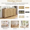 A collage of images showcasing a sideboard in different room settings and color options. Anteprima dell’immagine prodotto