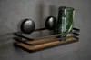 A shower shelf with toiletries in a bathroom. Produktbild-Vorschau