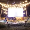 CCLIFE Beamer Leinwand 80 Zoll Rolloleinwand Produktbild-Vorschau 9