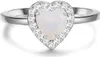 Glanzstücke München Ring Herz Sterling Silber Mondstein Produktbild-Vorschau 1