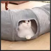 Katzentunnel Spieltunnel Katzenspielzeug 2in1 Kuscheltunnel Produktbild-Vorschau 4