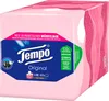A pink cube box of Tempo Original tissues. Podgląd zdjęcia produktu