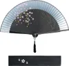 Handfächer Japanischer Faltfächer Klappfächer Vintage Stil Produktbild-Vorschau 1