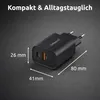 Intenso 7803010 Intenso Power Adapter 1x USB-A/1x USB-C 30W Vista previa de la imagen del producto 15