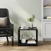 WOLTU Gartentisch, Beistelltisch mit Glasplatte, offenem Produktbild-Vorschau 4