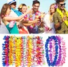 Hawaiianische Leis, bunte Kunstblumen-Halskette, Leis, Produktbild-Vorschau 2