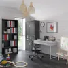 A home office/study room with a desk, chair, and bookshelves. Anteprima dell’immagine prodotto