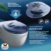 CASARIA® Toilettendeckel mit doppelter Absenkautomatik MDF Produktbild-Vorschau 3