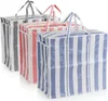 com-four® 3-voudige boodschappentas Jumbo - gestreepte Productafbeelding-voorbeeld 1