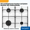 Exquisit Gasherd TF 6 GT-4 | Gas-Standherd | Gaskochfeld | Produktbild-Vorschau 7