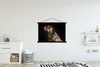 MuchoWow® Textilposter Hund - Braun - Porträt 150x100 cm Produktbild-Vorschau 2