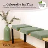 Lycce Bankauflage Klemmkissen 1 Leiste Cordstoff extra Produktbild-Vorschau 5