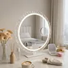Rund Schminkspiegel mit LED Beleuchtung, 180° Rotation Produktbild-Vorschau 3