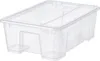 SAMLA Ikea Box mit Deckel, transparent, 39x28x14 cm/11 l Produktbild-Vorschau 1