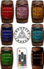 Dřevěný stojan na víno s RGB LED světly, dřevěný sud, výška Náhled obrázku produktu 5