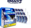 Gillette Mach 3 Turbo Rasierklingen, 4er Blister-Pack  x 3 Produktbild-Vorschau 1