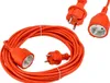 Cavo di prolunga da giardino 10m 2x1mm2 2000W arancione Eco Anteprima dell’immagine prodotto 3