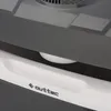 A close-up view of a white and gray appliance, possibly a mini-fridge, with a logo visible. Podgląd zdjęcia produktu