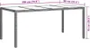 vidaXL Gartentisch Braun 190 x 90 x 75 cm Poly-Rattan Produktbild-Vorschau 7