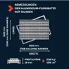 POLENTEX Aluminium Fußmatte für Türen mit Rahmen 80x60 cm, Produktbild-Vorschau 6